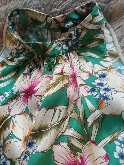 Zara floral jumpsuit