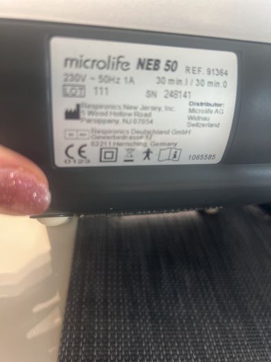 Microlife nebuliser