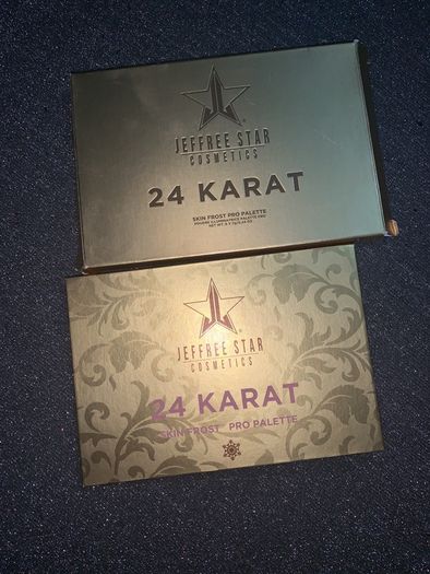 Jeffree Star 24 karat skin frost Pr highlighter palette genuine