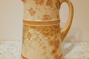 Vintage Crown Devon Large Jug/Pitcher With Floral Spring Design.