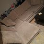 L shaped couch with footstool Image 3