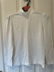 Girls Polo Neck Top Age 8-9