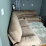 Fabric Corner Recliner Sofa - Taupe Image 2