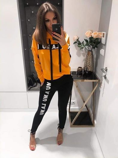 Hoodie orange ,white, cappuccino,  High Quality Clothes from Hola Boutique