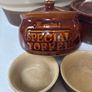 18 Pieces- Vintage Earthenware Glazed Pottery Pieces- Pearson's of Chesterfield, Moira Pottery , Emile Henry - French Designer- all in great condition Image 5