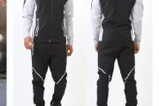 White and Black Griid tacksuit