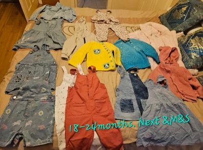 Baby girls clothes bundle 18-24months  mainly next