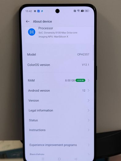 Oppo Reno 8 PRO 5G Dual SIM 256GB Glazed Black Android Smartphone Like New.