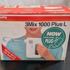 Vintage Krups 3Mix 1000 Plus Hand Mixer 662-70 Boxed Vintage Attachments