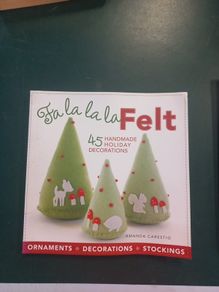 Fa la la la Felt Book- Christmas Felting Book Craft