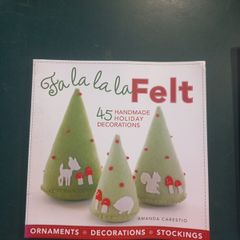 Fa la la la Felt Book- Christmas Felting Book Craft