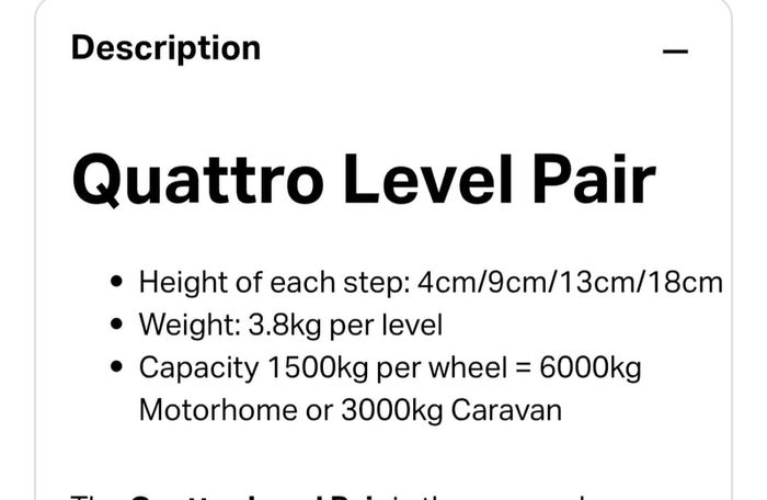 levelling ramps