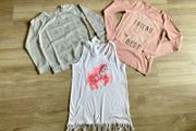 3 girls tops, 11-12y