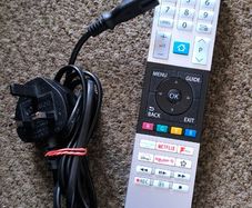 Toshiba ct-8568 remote control and power cable
