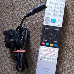 Toshiba ct-8568 remote control and power cable