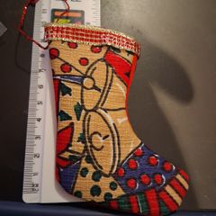 handmade Christmas sock decorations