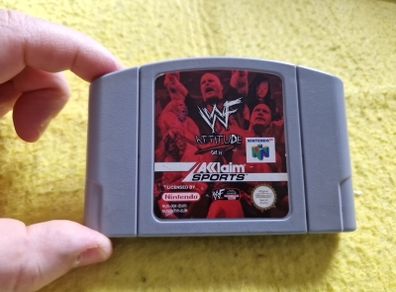 WF Attitude Nintendo 64 N64 Games Original