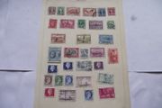A Collection of Stamps from Canada on loose pages