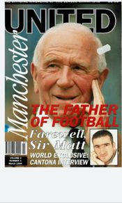 Man Utd 'UNITED' official magazines 1993-94