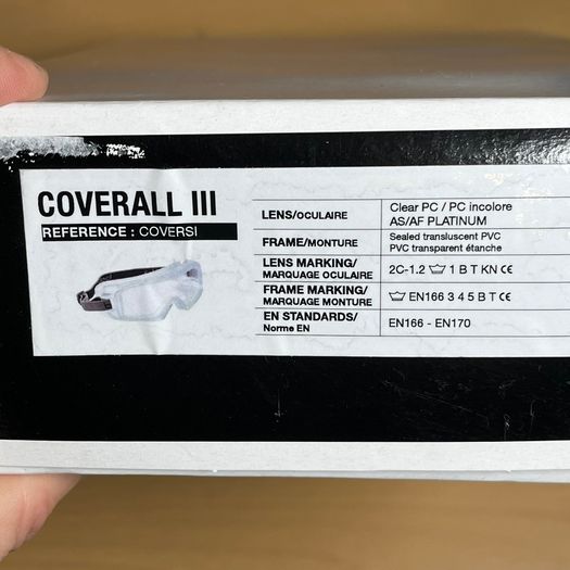 11 x Bolle Safety Goggles Coverall III Eye Protection - Brand New Sealed