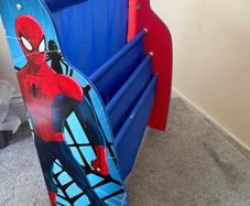Childrens SpiderMan bookshelving