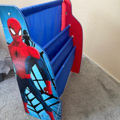 Childrens SpiderMan bookshelving