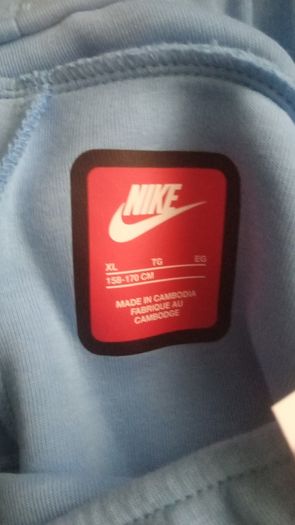 Boys Nike Tech Fleece tracksuit - light blue - size XL