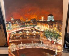 Dublin Liffey canvas