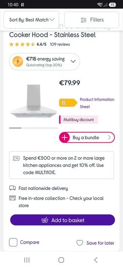 60cm cooker hood