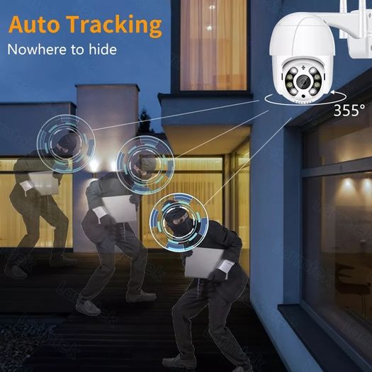 2022 Model 8MP Ultra Full HD 4K Smart Camera With Night Vision Phone Alert LED Spot Lights Fully Waterproof