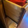 pine wood chest of drawers Image 3