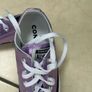 Converse metallic purple new with no tags UK 3.5 Image 2