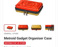 Nintendo Metroid Gadget Organiser Case