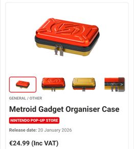 Nintendo Metroid Gadget Organiser Case