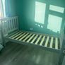 Grey single bed Image 2