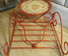 Red Vintage Weight Napkin Holder