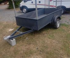 8ft 3 by 4ft 4 single axel trailer