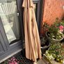 Glamhaus 2.7m Tilting Khaki Sand Parasol Umbrella Image 8