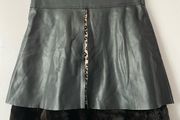 Italian  leather skirt