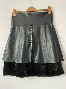 Italian  leather skirt