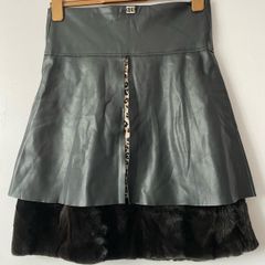 Italian  leather skirt