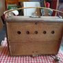 Vintage 1950s HMV (His Master's Voice) Portable Valve Radio. Original Attic Find. Irish Dial Image 2