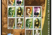 2000 Ireland Celebrating the Millennium Series 4 The Arts Commemorative  Stamps Sheetlet Mint Never Hinged (MNH)