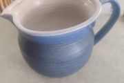 Wynne Pottery Large Wide Blue Jug / Vase