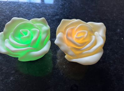 2 Multi Changing Battery Roses