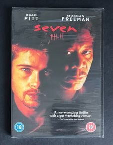 Seven. DVD Movie. Starting Brad Pitt & Morgan Freeman. New and Sealed.