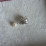 Pandora  charm with pearl drop and purple gemstone in great condition Image 5