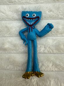 Poppy Playtime approx. 11cm. Huggy Wuggy Figure Blue Used Please see pictures