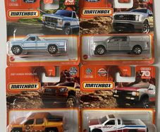 Ford F-150/ Lightning, Honda Ridgeline, Nissan Hardbody - Matchbox Cars