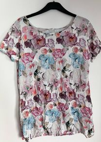Ladies Multicoloured Crinkle Top